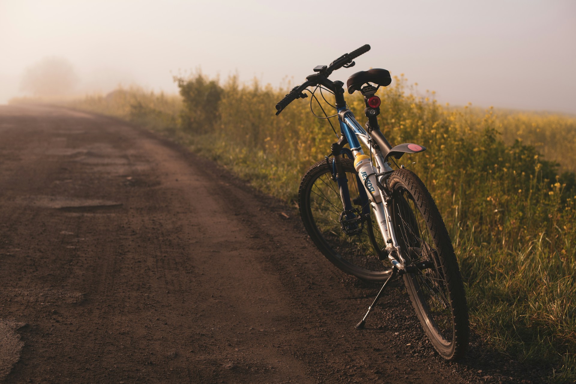 Simba Farm starting point with mountain bikes